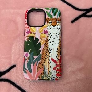 iPhone 13/14/15 Tough Case - Cheetah Jungle By Bex Parkin
